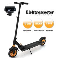 Bstrading Elektroscooter E Scooter Elektroroller,30 KM|Max. Geschwindigkeit 25KM/H|36V 6Ah|8-Zoll für Kinder und Erwachsene