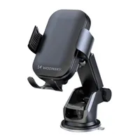 Wozinsky WUMID Telefonhalter mit 15W Induktionsladegerät für Armaturenbrett - Schwarz