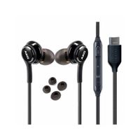 Samsung - Originálna náhlavná súprava / slúchadlá do uší AKG typu C - čierna