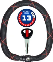 Abus Ivy Steel-O-Chain 9210/110 Black Řetěz-Zámek