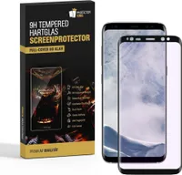 2x 9H Hartglas für Samsung Galaxy S8 Plus FULL CURVED Schutzglas Schutzfolie SW KLAR Panzerglas Panzerfolie Displayglas Tempered Glasfolie Sicherheitsglas Echtglas