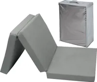Gästematratze faltbar für Kinder, 60x120 cm, grau