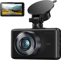 iZEEKER GD100 Dashcam 1080P, kamera samochodowa z noktowizorem, WDR, 3-calowy wyświetlacz LCD, rejestrator jazdy, szeroki kąt 170°, G-Sensor, nagrywanie w pętli