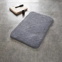 RIDDER Badteppich Chic Grau 90 x 60 cm