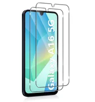 2 Stück Panzerglas für Samsung Galaxy A16 Display Glas Echt 9H Schutzglas HD Bildschirm Schutzfolie