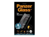 PanzerGlass 2708, Transparenter Displayschutz, Apple, iPhone 12/12 Pro, Antibakteriell