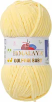 Strickfein Himalaya Dolphin Baby super Bulky Chenille Garn Wolle strickgarn 100 gr 80302 - hellgelb