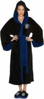 Ravenclaw Harry Potter Damen schwarz Fleece Robe mit Kapuze