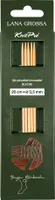 Lana Grossa - Strumpfstricknadel Holz Buche 20cm 3,5mm