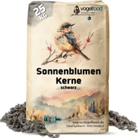 Vogelfood 25 kg Sonnenblumenkerne schwarz Ernte 2024 Ganzjahresvogelfutter Wildvogelfutter
