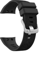 INF Silikonový řemínek pro hodinky Garmin Swim2/Forerunner 45 Černá