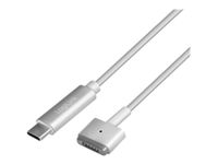 LogiLink USB-C - nabíjací kábel Apple MagSafe 2 strieborný Dĺžka kábla: 1,8 m