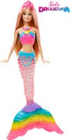 Barbie Dreamtopia Regenbogenlicht-Meerjungfrau Puppe (blond), Anziehpuppe