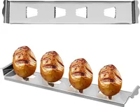 Kartoffelhalter & Gemüsehalter  für den Grill Edelstahl