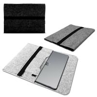 Schutzhülle für Microsoft Surface Laptop 5 15 Zoll Filz Tasche Sleeve Hülle Case, Farben:Grau