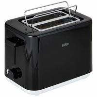 BRAUN HH Toaster 2Schlitz 900W Auftauf-/Aufwärmunktion Brotlift sw HT1010BK