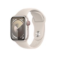 Apple Watch 9 Cell 41mm Alu Polarstern Sportarmband S/M