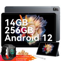 Blackview Tab 16 Gaming Tablet 11 Zoll, 14(8+6) GB RAM + 256GB ROM(1TB TF), Android 12 Tablet 2K 2000 x 1200 IPS, Octa-Core, 8MP+13MP, 7680mAh/4G LTE/5G WLAN/Google GMS/Widevine L1/Stylus Pens/GPS