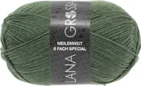 Lana Grossa Meilenweit 6-fach 150 9221 Dunkelgrün 150g