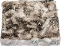 Perlhuhnfedern in Natur im Beutel mit 45g | Deko-Federn