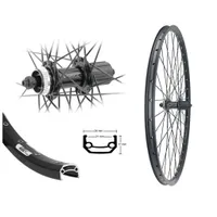 Hinterrad 28"/29" Shimano Disc Centerlock MTB 8/9/10 fach 21-622 Hohlkammerfelge