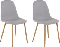 Mingu | Stuhl 2 PK Hellgrau