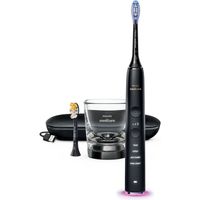 Philips DiamondClean Smart 9400 HX9917/89 Elektrický sonický zubní kartáček s aplikací - Dospělí - Sonický zubní kartáček - Denní péče - Hloubkové čištění - Pro bílé zuby - Péče o dásně - Citlivý - 62000 pohybů za minutu - Černá - 2 ks