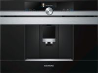 Vestavný plně automatický kávovar Siemens CT636LES6, 1600 W, systém senseFlow, nerez/černá barva