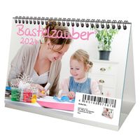 DIY - DIN A5 - Bastelzauber Tischkalender für 2024 - Seelenzauber Fotokalender Bastelkalender Basteln