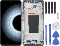 Für Xiaomi 12T / 12T Pro OLED LCD Display mit Rahmen Ersatzteil Schwarz
