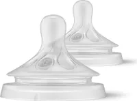 Philips Avent 2 Dicke. Flüssige Sauger Mit Natürlicher Reaktion Durchsichtig 6 Months Durchsichtig 6 Months