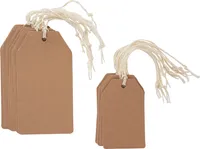 Geschenkanhänger, 20 Stück Kraftpapier