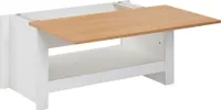 Konferenčný stolík  85 x 47 x 45 cm biela / dub | Wohnling