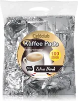 Cafeclub Supercreme Megabeutel Kaffeepads ExtraStark 100 Stück einzeln verpackt