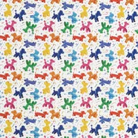 Geschenkpapier mit Luftballons Motiv 70cm x 2m Rolle Bunt