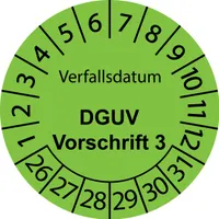 2000 Stück "Prüfetiketten" 50 mm -selbstklebende "Prüfetiketten-2026" ES-PRVDGUVV3-6-2026-50-579-PA