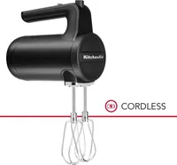 KitchenAid Akku-Handmixer 5KHMB732EBM Schneebesen schwarz