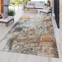 TT Home In- & Outdoor-Teppich, Kurzflor Für Balkon Und Terrasse, Vintage-Design, In Bunt Größe 60x100 cm