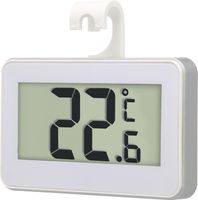 Digital-LCD-Kuehlschrank-Thermometer Kuehlschrank-Tiefkuehlschrank-Thermometer mit einstellbarem Magneten fuer den Standfuss Frostalarm