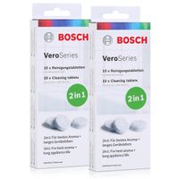 Bosch VeroSeries TCZ8001A Reinigungstabletten 2in1 - 10 Tabletten (2er Pack)
