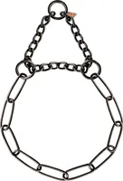 Sprenger Halskette mit Zugbegrenzung - Edelstahl Rostfrei schwarz, 3 mm, 46 cm