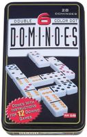 Longfield Games Mexican Train Domino hölzerne Fall 100 Stück 