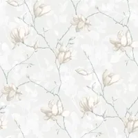 Borastapeter Beżowym magnólia papier - 660434 - 53 cm x 10,05 m