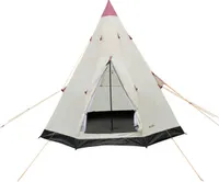 Beige Kinderzelt Tipi 250x250x240 cm