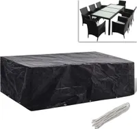 vidaXL Gartenmöbel-Abdeckung 8 Ösen 300×140×90 cm