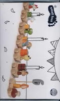 Geburtstagszug mit Tieren