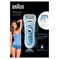 Braun Lady Shaver Silk-épil 5-160 Wet&Dry blau