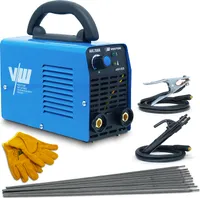 VECTOR WELDING Elektroden Schweißgerät ARC 200G 200A SET| Schweißhandschuhe | Stabelektroden