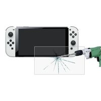 Premium 0,3 mm H9 Panzerfolie Schock Folie für Nintendo Switch OLED Display Schutz Glass