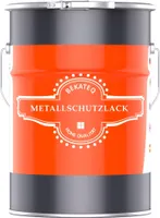 BEKATEQ Metallschutzlack 4in1 Metallfarbe 5L Anthrazitgrau I Grundierung + Rostschutzfarbe + Zwischenanstrich + Deckanstrich I Metalllack für Dach, Fenster, Türen, Zaun LS-570